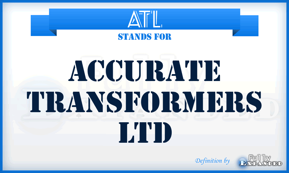 ATL - Accurate Transformers Ltd