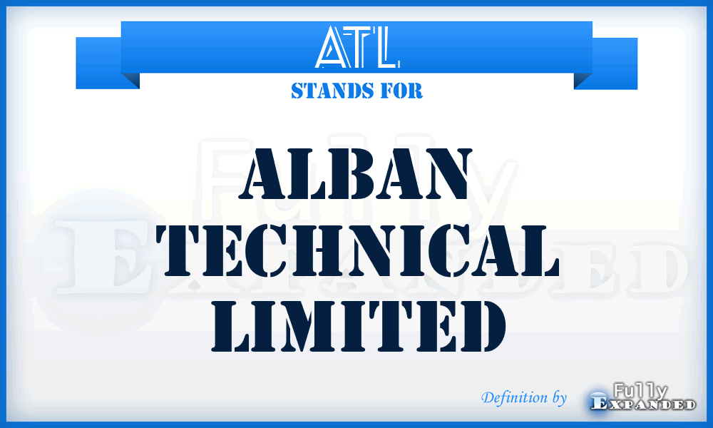 ATL - Alban Technical Limited