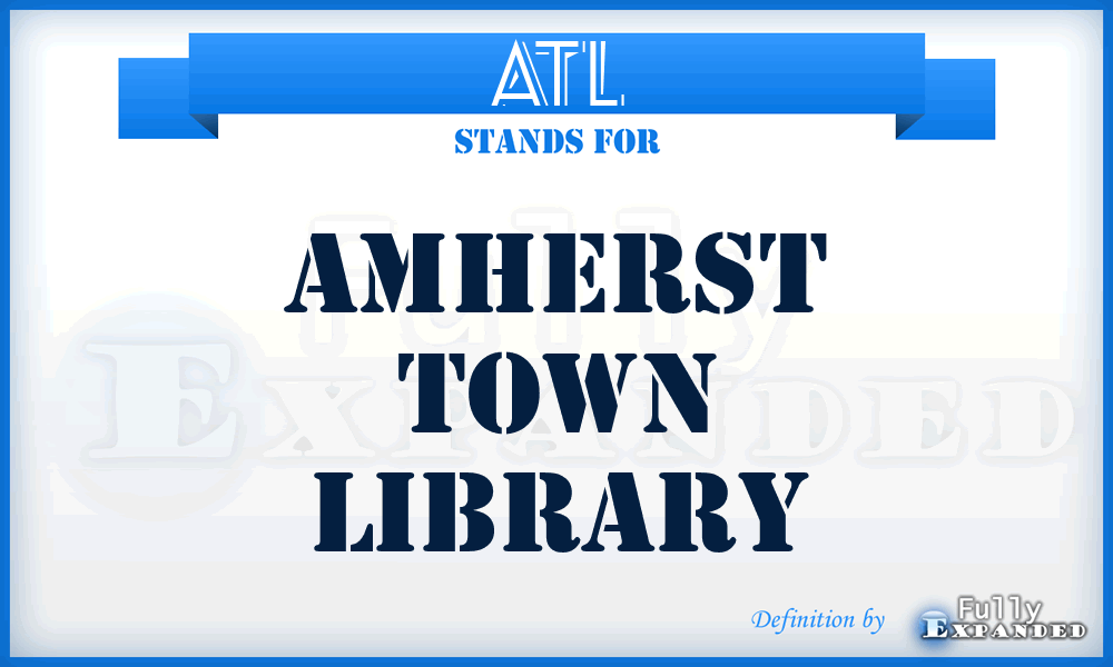 ATL - Amherst Town Library