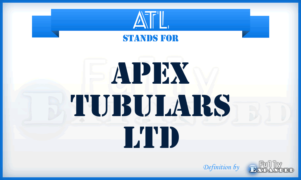 ATL - Apex Tubulars Ltd