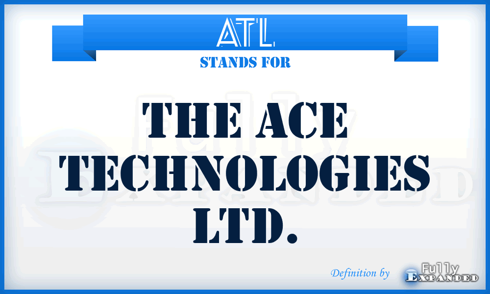 ATL - The Ace Technologies Ltd.