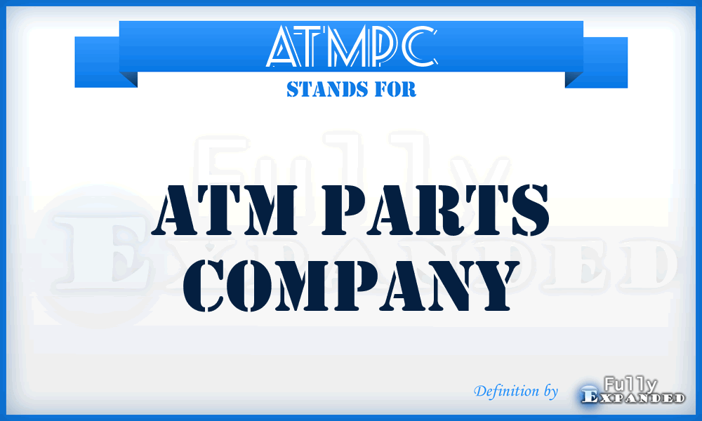 ATMPC - ATM Parts Company