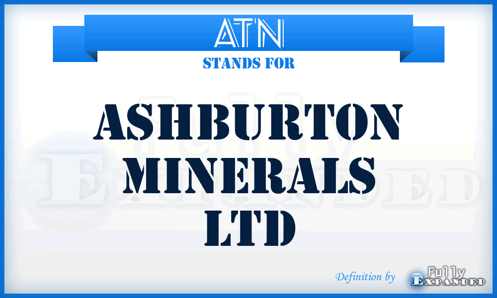 ATN - Ashburton Minerals Ltd