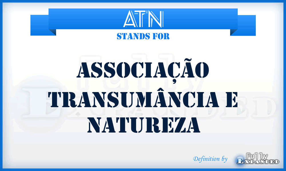 ATN - Associação Transumância e Natureza