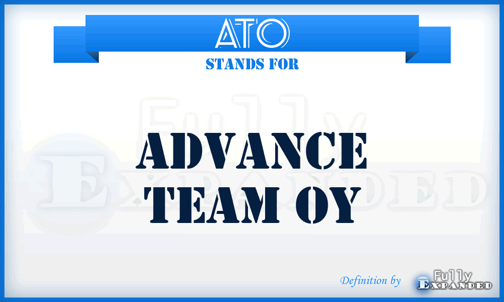 ATO - Advance Team Oy