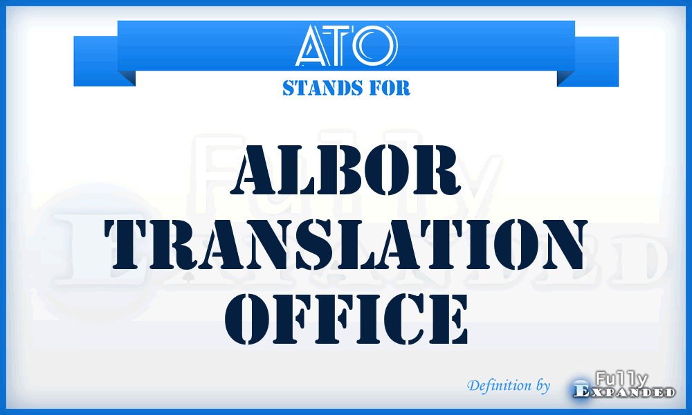 ATO - Albor Translation Office