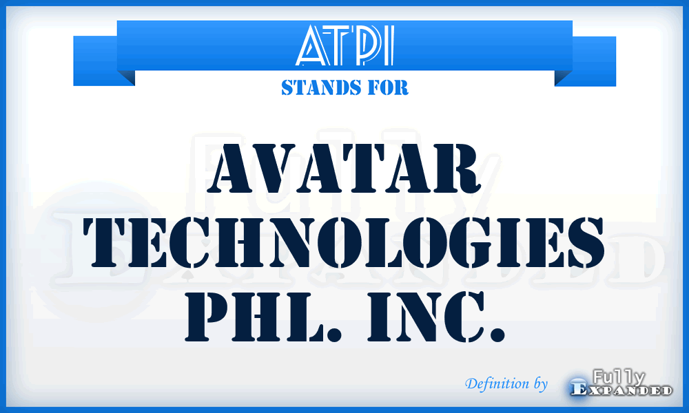 ATPI - Avatar Technologies Phl. Inc.