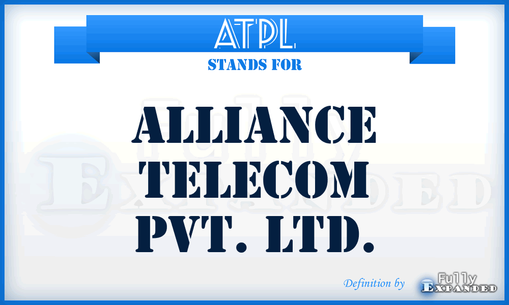 ATPL - Alliance Telecom Pvt. Ltd.