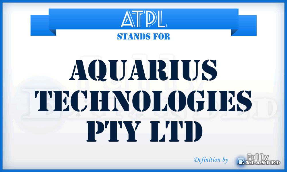 ATPL - Aquarius Technologies Pty Ltd