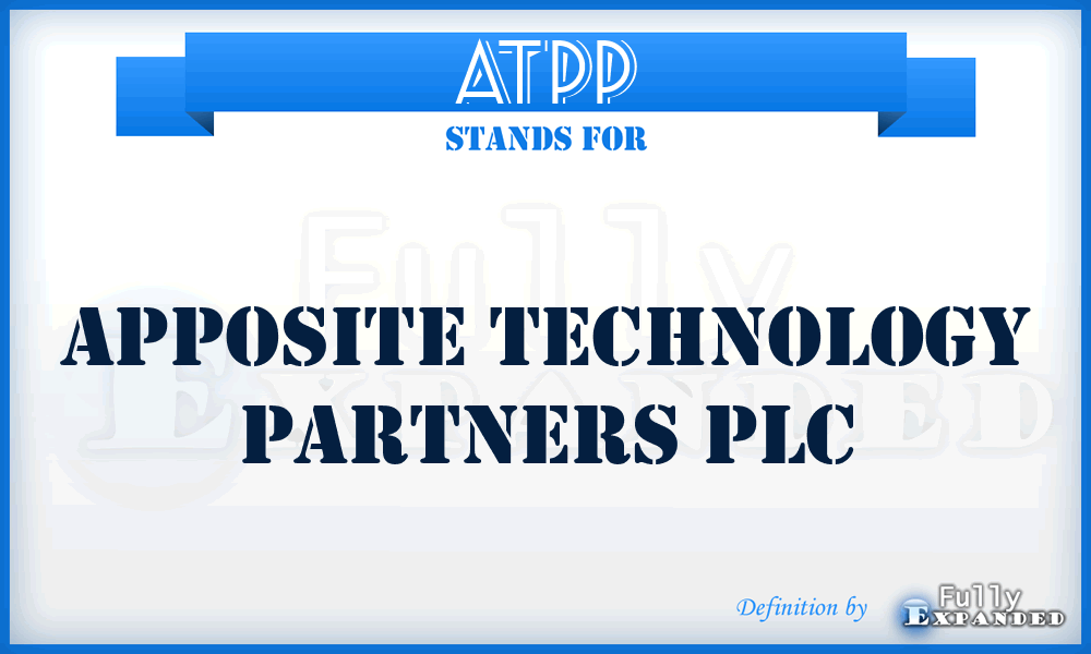 ATPP - Apposite Technology Partners PLC