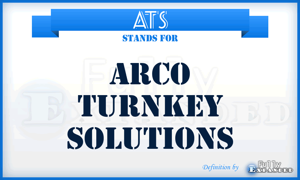 ATS - Arco Turnkey Solutions