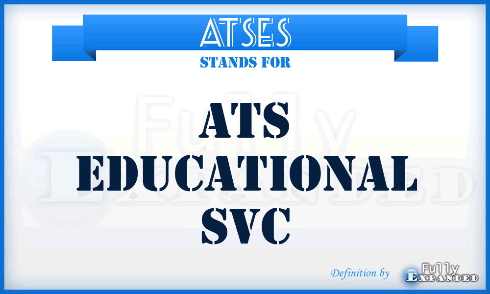 ATSES - ATS Educational Svc