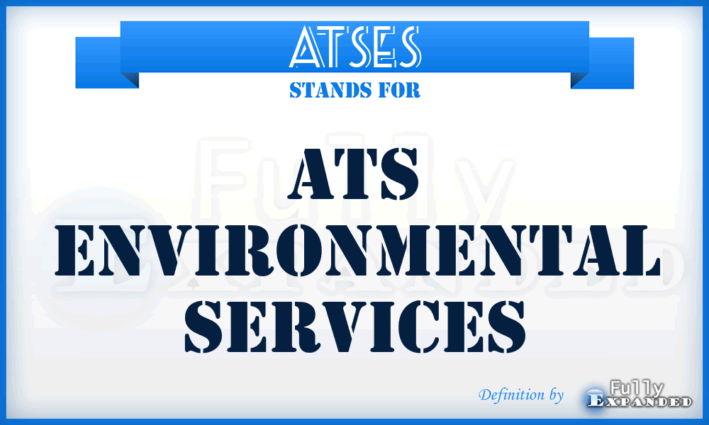 ATSES - ATS Environmental Services