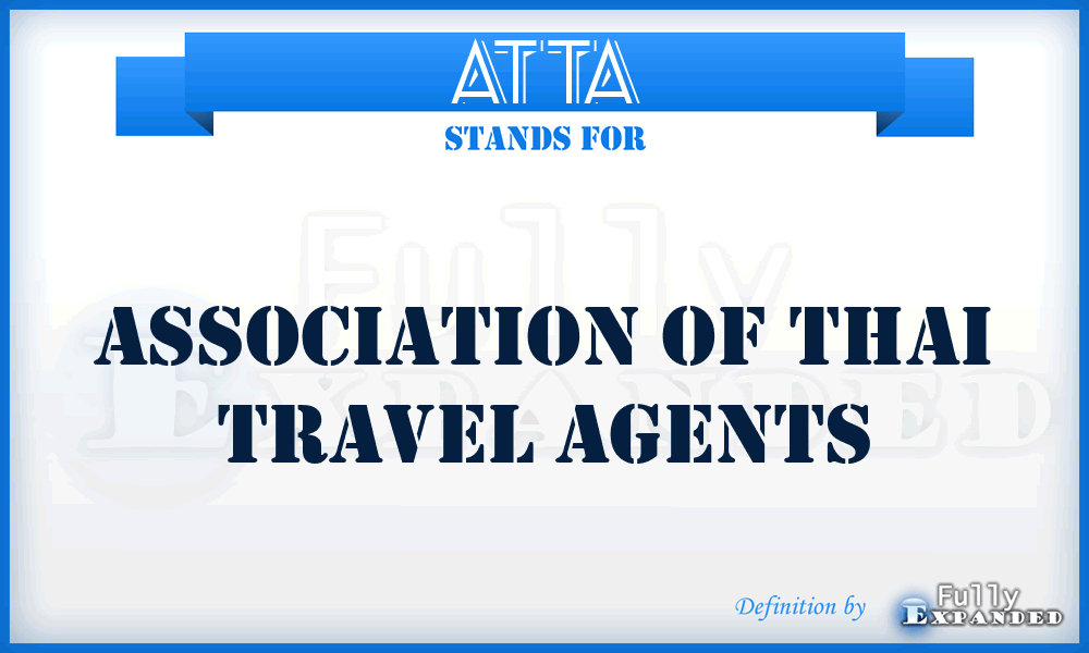 ATTA - Association of Thai Travel Agents