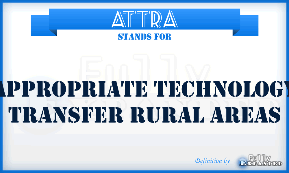 ATTRA - Appropriate Technology Transfer Rural Areas