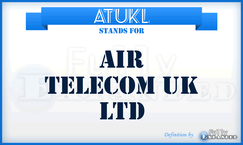 ATUKL - Air Telecom UK Ltd