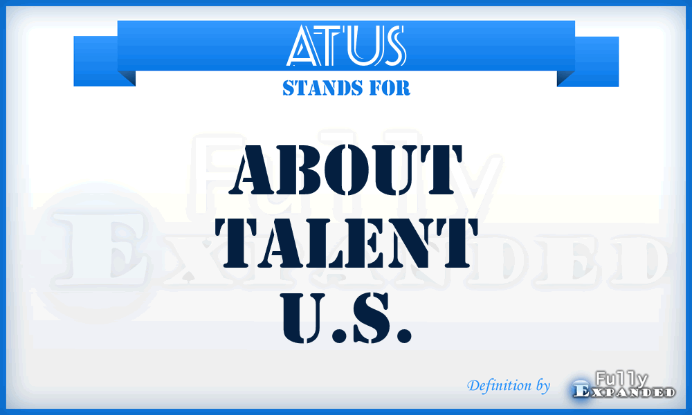 ATUS - About Talent U.S.