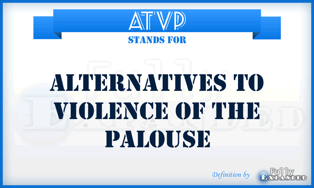 ATVP - Alternatives To Violence of the Palouse