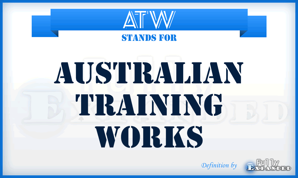 ATW - Australian Training Works