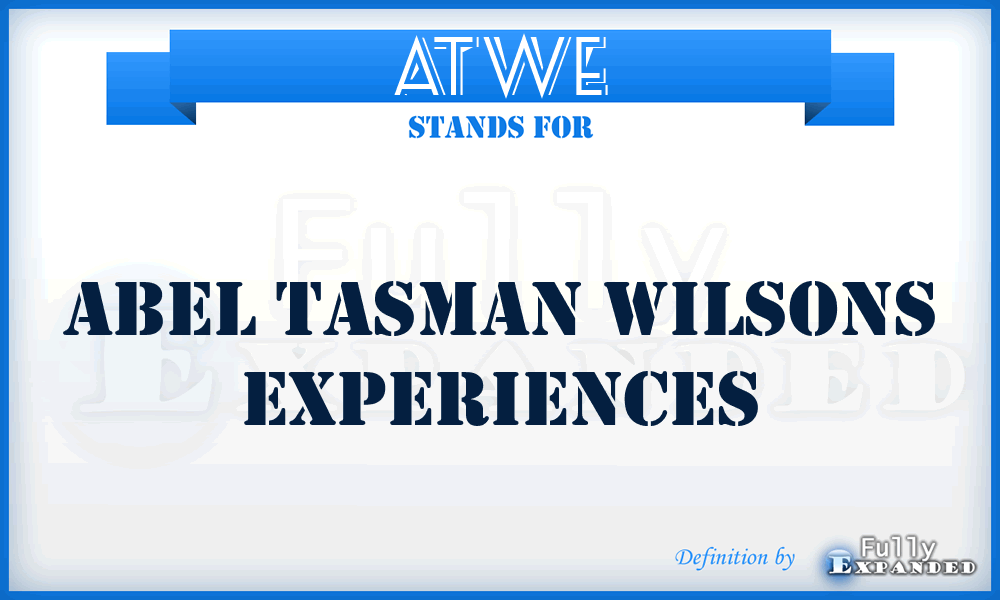 ATWE - Abel Tasman Wilsons Experiences