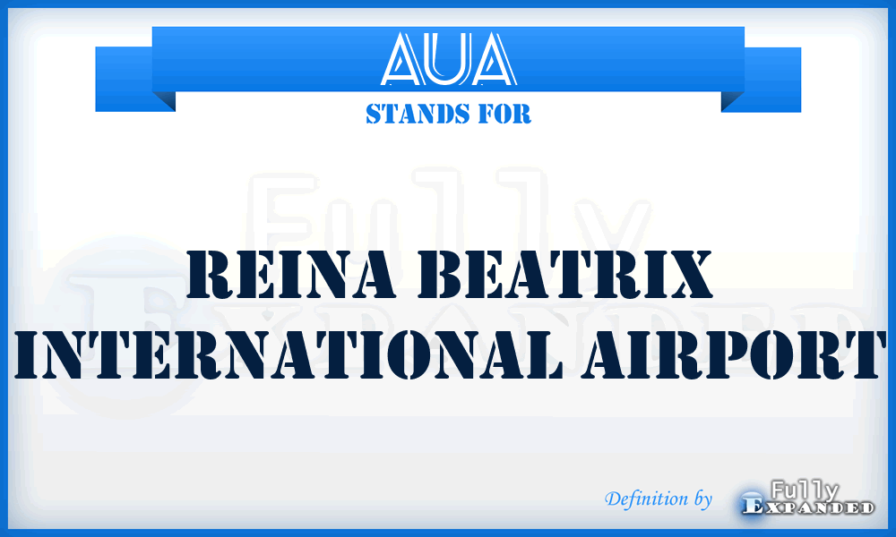 AUA - Reina Beatrix International airport