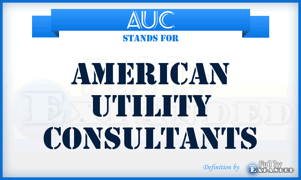 AUC - American Utility Consultants