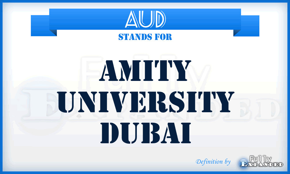 AUD - Amity University Dubai