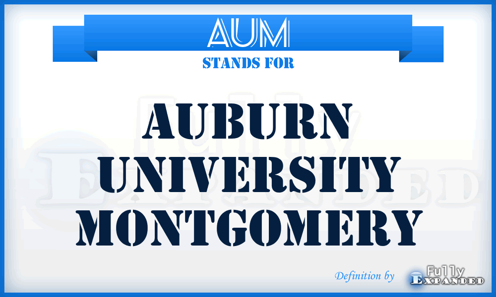 AUM - Auburn University Montgomery