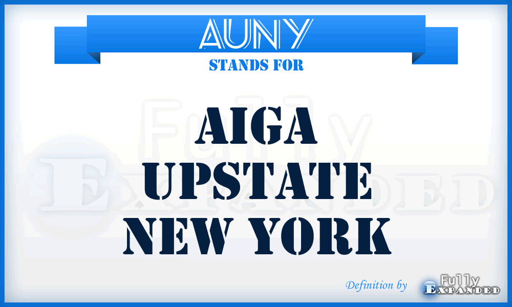 AUNY - Aiga Upstate New York