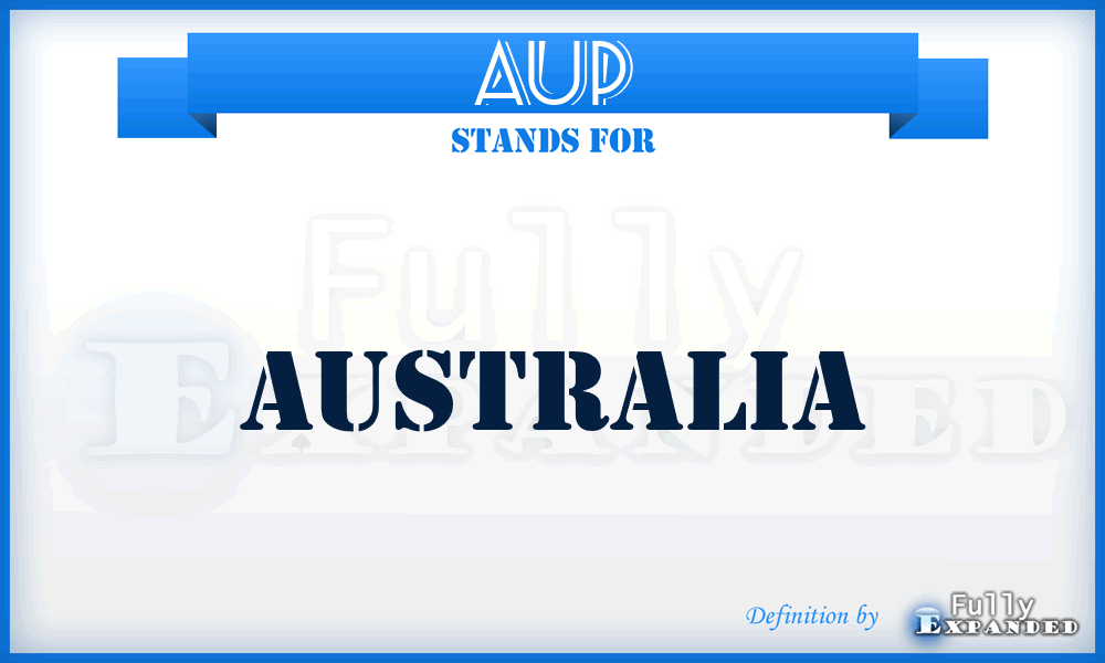 AUP - Australia