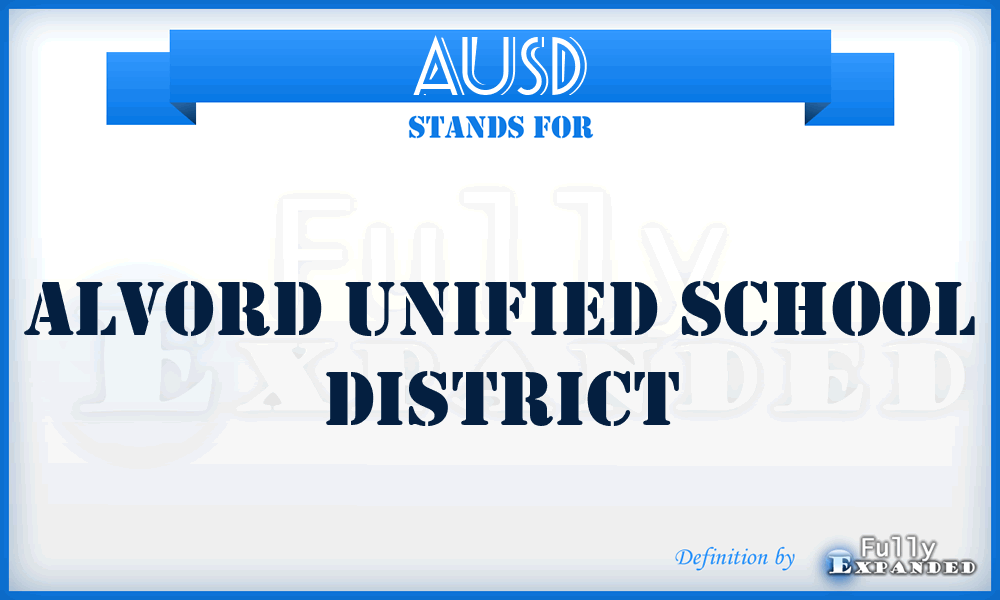 AUSD - Alvord Unified School District