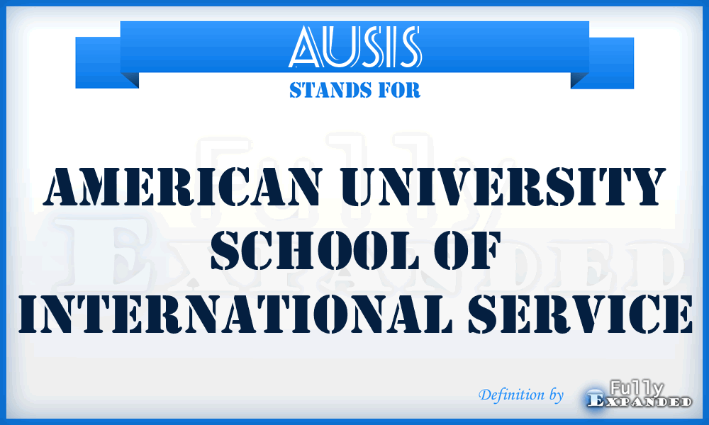 AUSIS - American University School of International Service