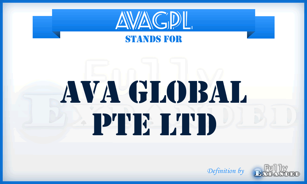 AVAGPL - AVA Global Pte Ltd
