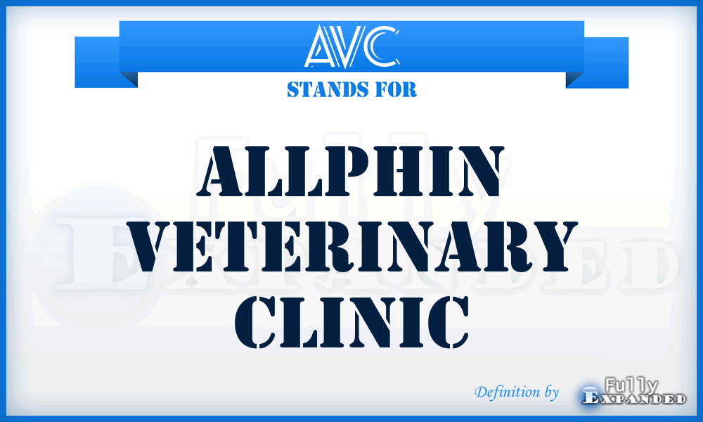 AVC - Allphin Veterinary Clinic