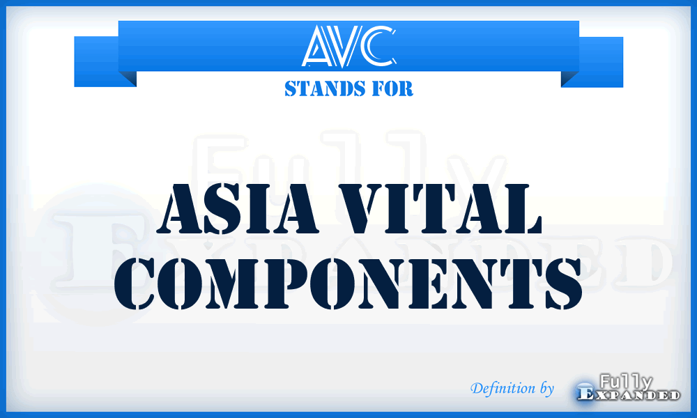 AVC - Asia Vital Components