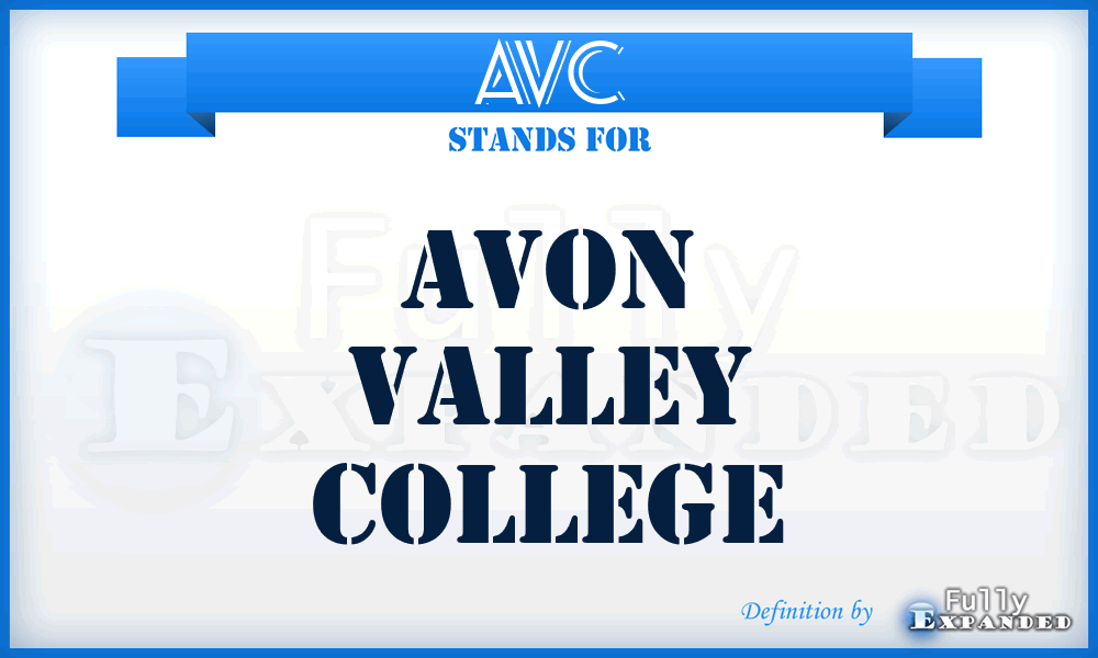 AVC - Avon Valley College