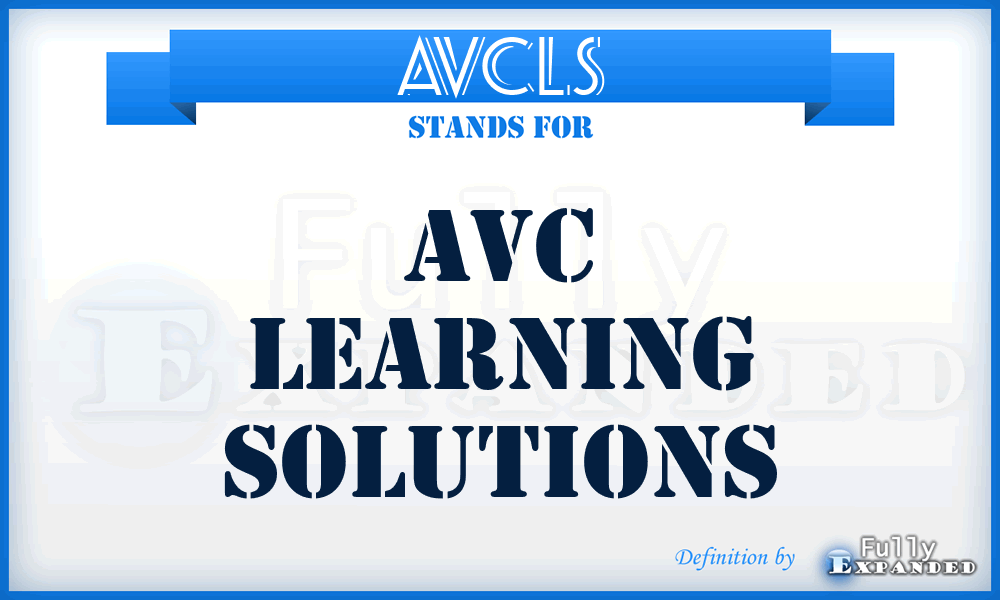 AVCLS - AVC Learning Solutions