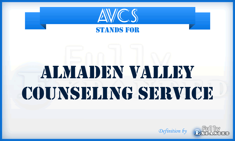 AVCS - Almaden Valley Counseling Service