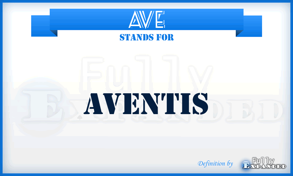 AVE - Aventis