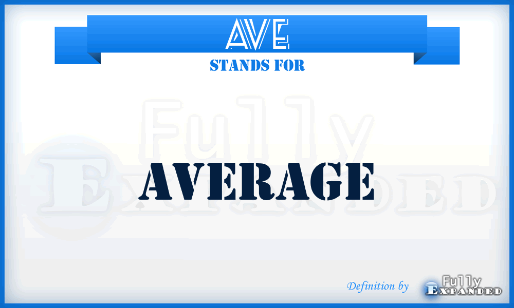 AVE - Average