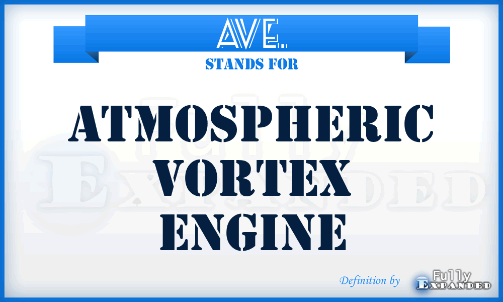 AVE. - Atmospheric Vortex Engine