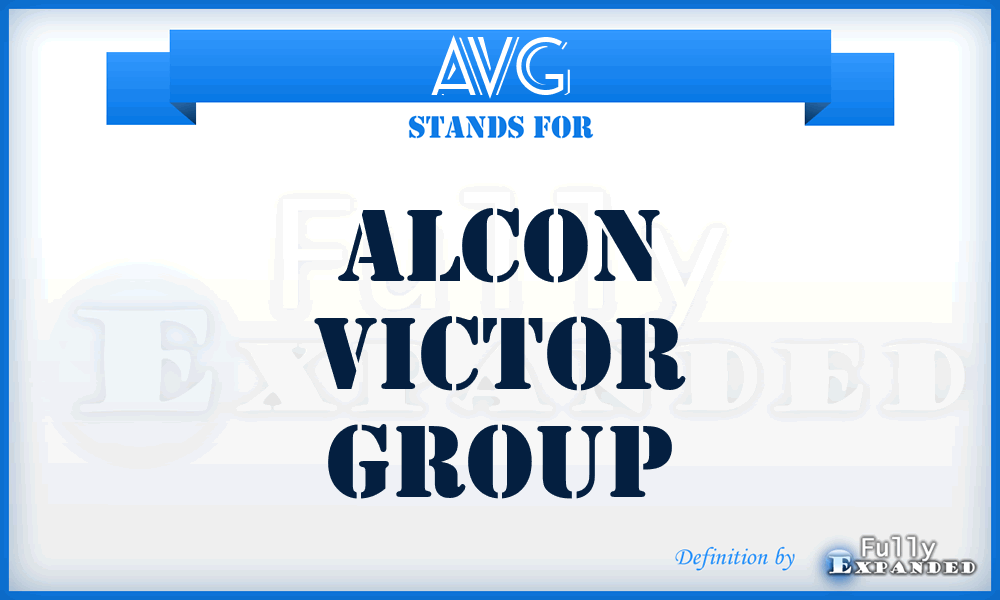 AVG - Alcon Victor Group