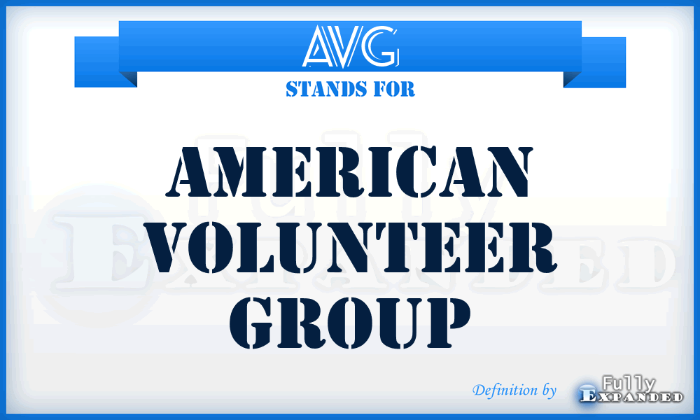 AVG - American Volunteer Group