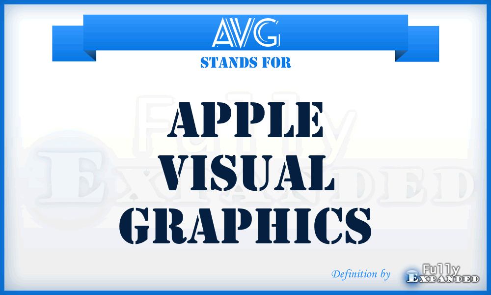 AVG - Apple Visual Graphics