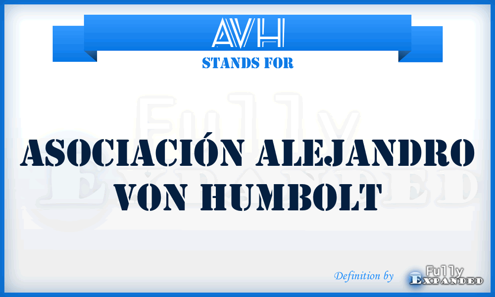 AVH - Asociación Alejandro von Humbolt