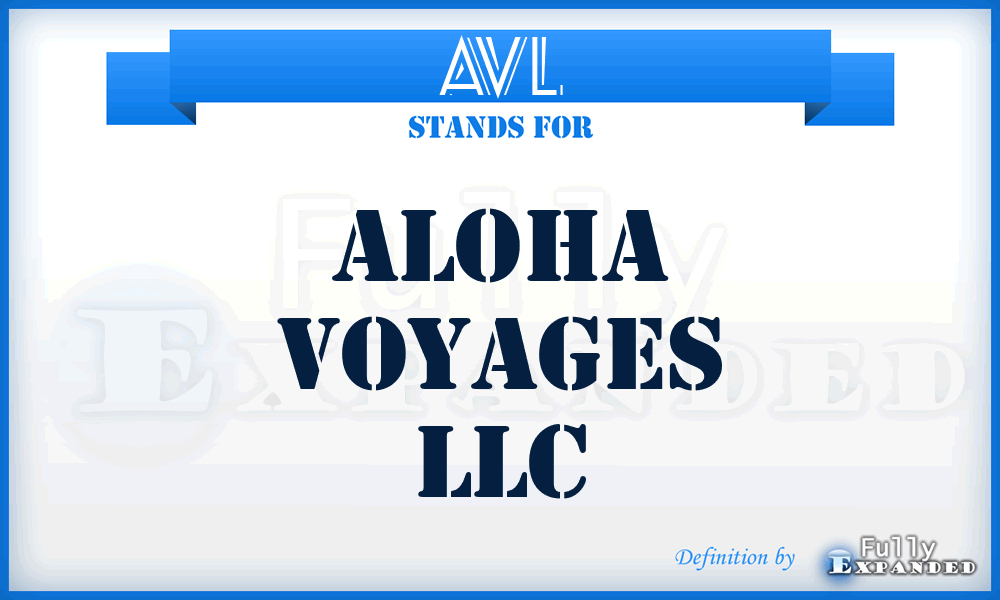 AVL - Aloha Voyages LLC