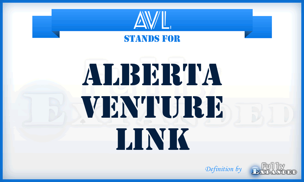 AVL - Alberta Venture Link