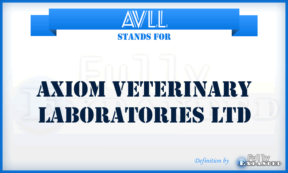 AVLL - Axiom Veterinary Laboratories Ltd