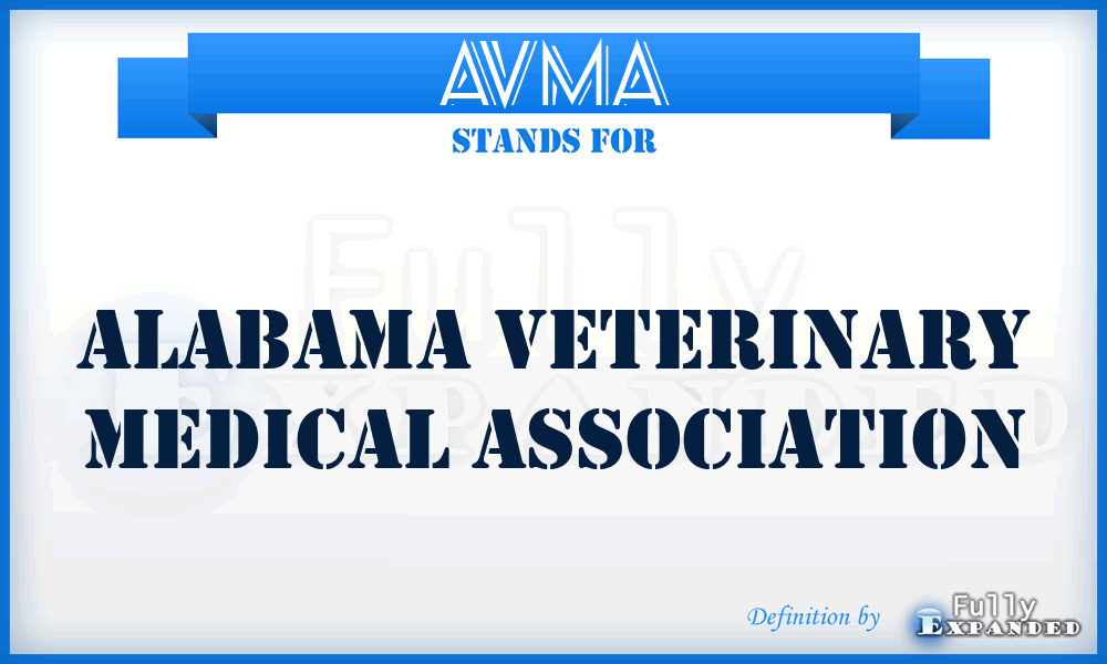 AVMA - Alabama Veterinary Medical Association