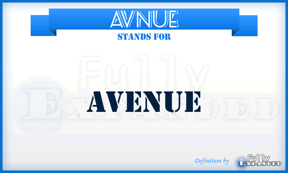 AVNUE - Avenue